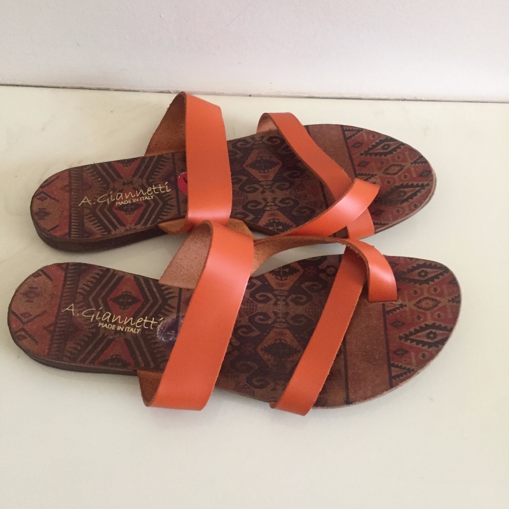 A. Giannetti Leather Slippers - Picture 3 of 4